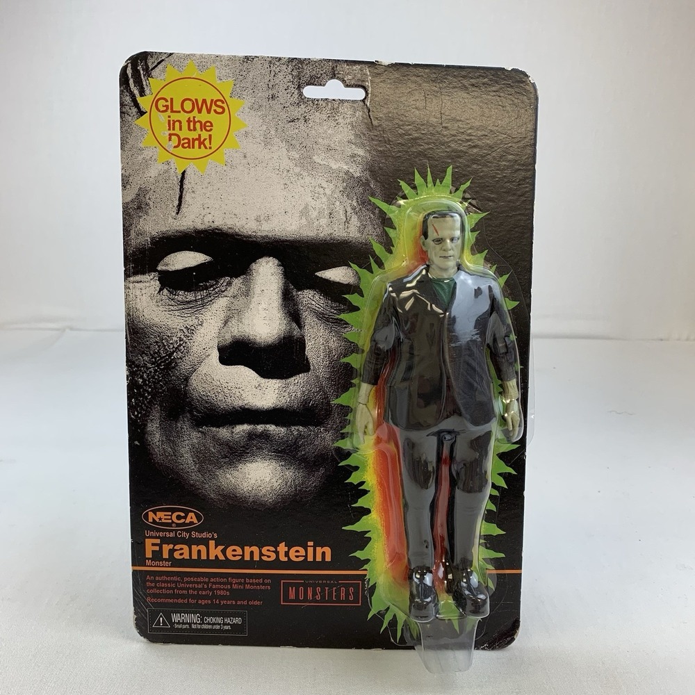 Neca Universal City' Studio's FRANKENSTEIN Glows in the Dark! 7" Inch Figure NEW